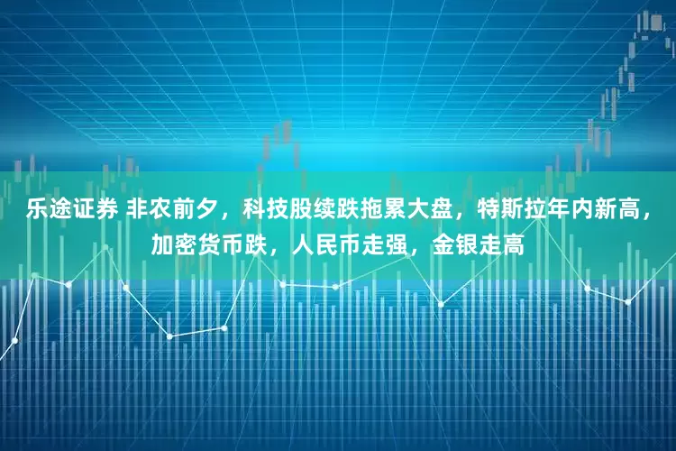 乐途证券 非农前夕,科技股续跌拖累大盘,特斯拉年内新高,加密货币跌,人民币走强,金银走高